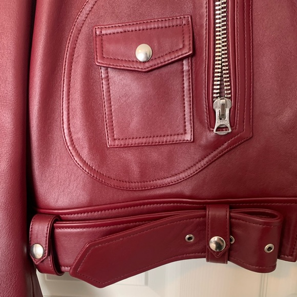 Acne Studios Leather Biker Jacket - Picture 9 of 15